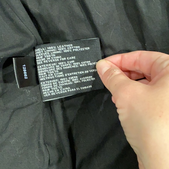 Michael Kors Leather Jacket - Picture 6 of 9